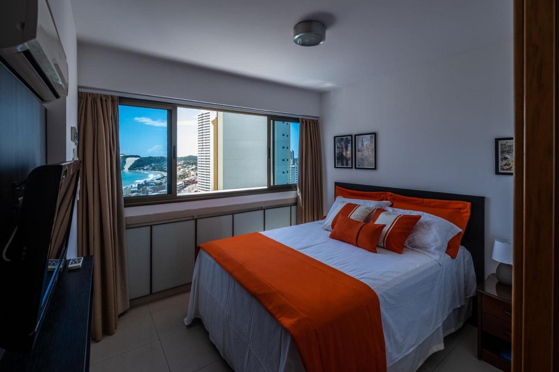 Flat Com 2 Quartos E Vista Mar Da Praia De Pontanegra-Wifi 300 Mb-Garagem-Familia-Criancas-Piscina-Pet Friendly Натал Екстер'єр фото