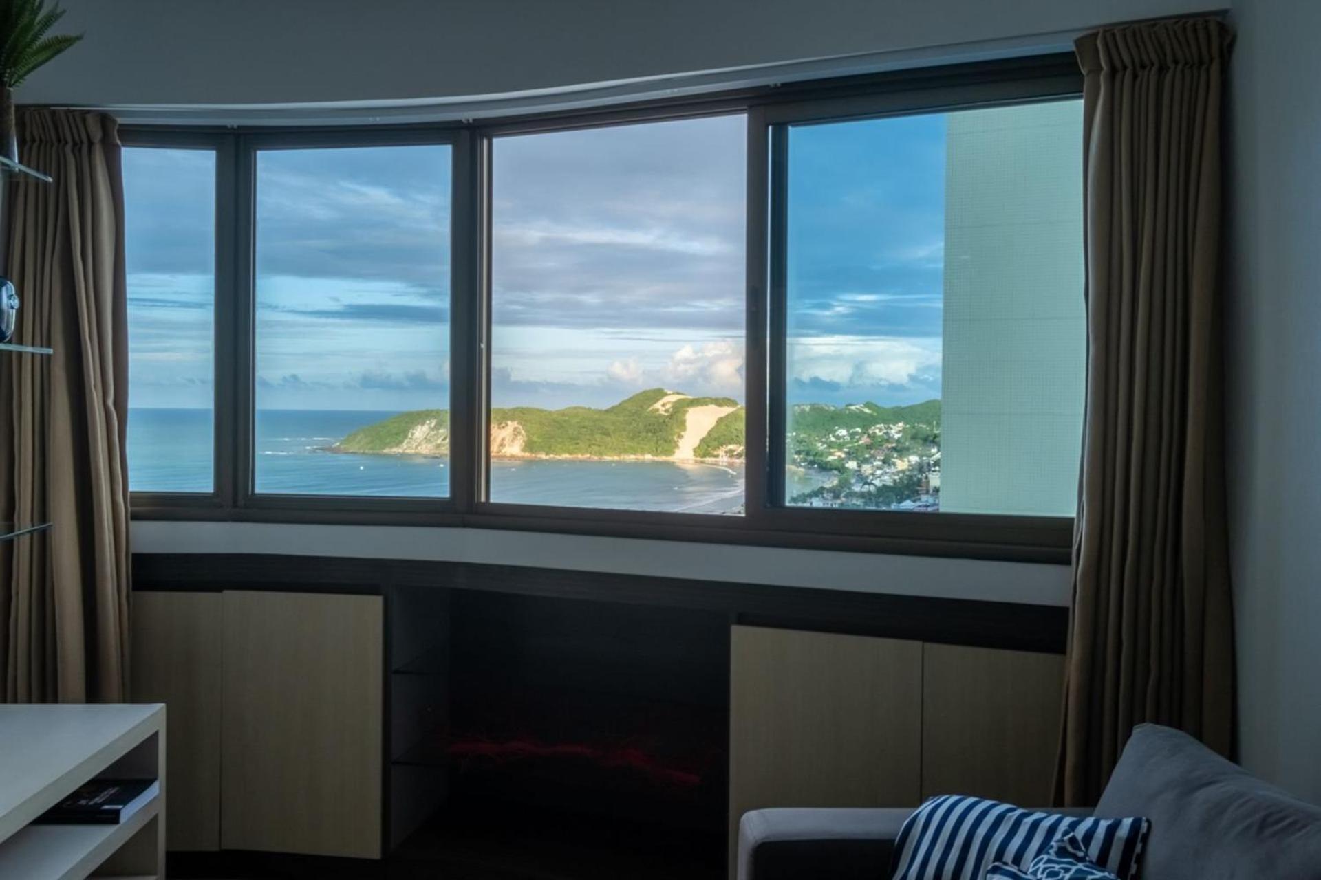 Flat Com 2 Quartos E Vista Mar Da Praia De Pontanegra-Wifi 300 Mb-Garagem-Familia-Criancas-Piscina-Pet Friendly Натал Екстер'єр фото